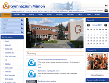 Tablet Screenshot of gymi.cz